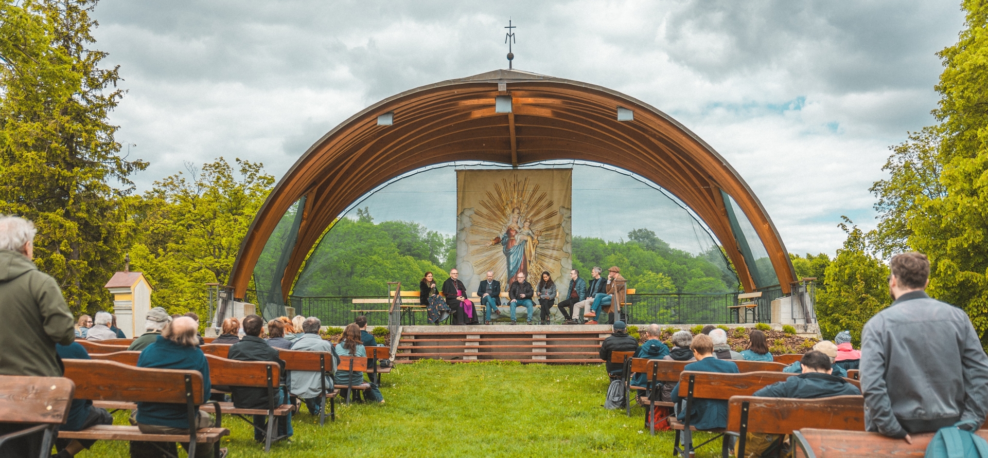 Pouť médií 2025 - pódium